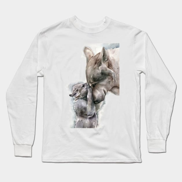 Wolves Long Sleeve T-Shirt by Kira Balan